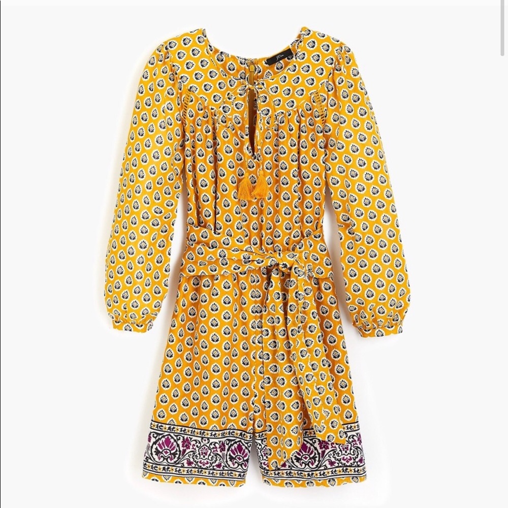 JCREW- Point Sur Romper in Summer Paisley